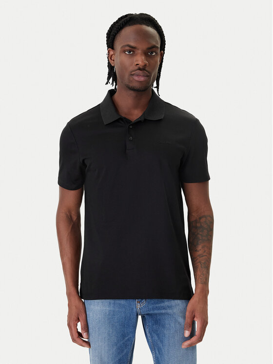 Calvin Klein Calvin Klein Polo Birdseye LV04LF208G Negro Regular Fit