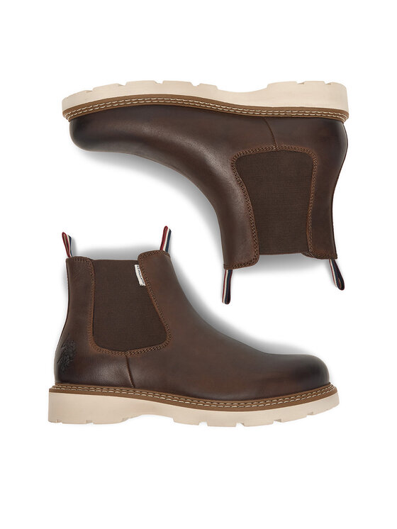 U.S. Polo Assn. Sztyblety U.S. Polo Assn. EO-PATRIZ002M/ELE1 Brązowy