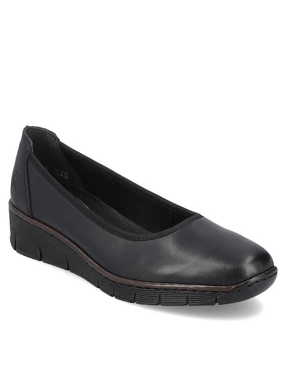 Rieker Pantofi Rieker 53755-00 Negru
