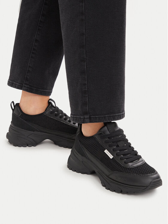 Calvin Klein Sportcipők Calvin Klein Hike Runner Lup Lin Mesh HW0HW03000 Fekete