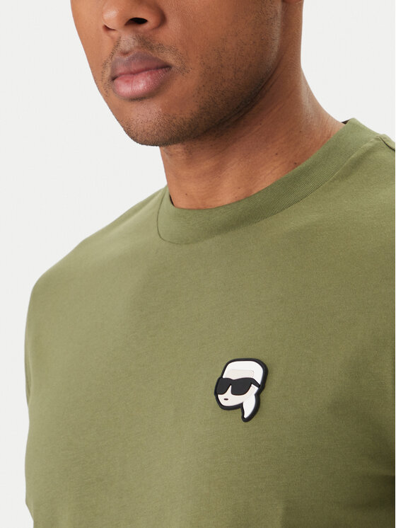 KARL LAGERFELD KARL LAGERFELD Camiseta 755710 562224 Verde Regular Fit