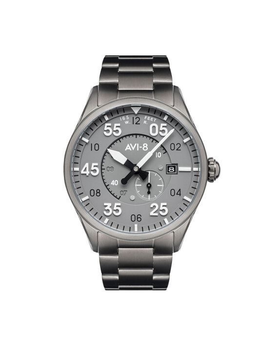 AVI-8 Часовник AVI-8 Spitfire Type 300 Automatic AV-4073-44 Сребрист