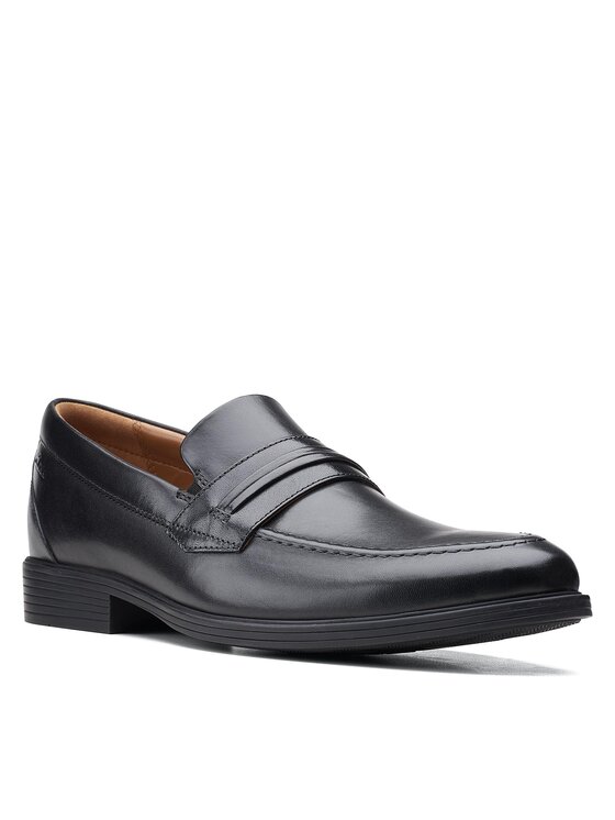 Clarks Félcipő Clarks Whiddon Loafer 26158005 Fekete
