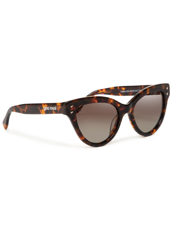 GINO ROSSI Okulary przeciwsłoneczne Gino Rossi O3WA-003-AW20 Brązowy