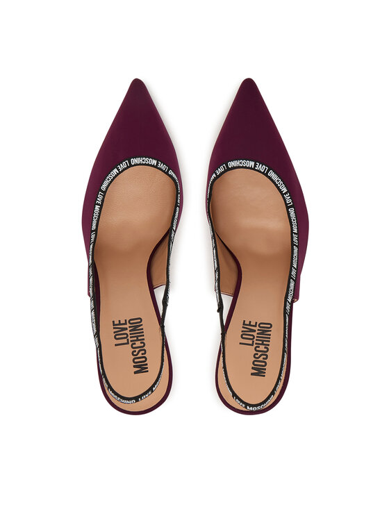 LOVE MOSCHINO Туфлі на шпильці LOVE MOSCHINO JA10429G1PIM0552 Бордовий