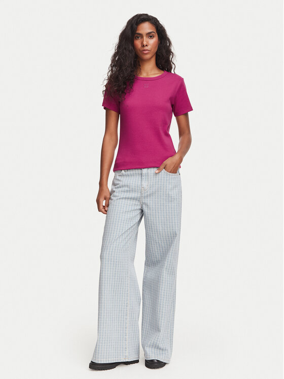HUGO HUGO Camiseta Deloris 50512002 Rosa Regular Fit
