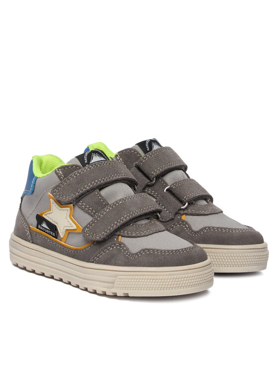 Naturino Sneakersy Naturino Hess 3 Vl Wp. 2018595-02-1B06 M Šedá