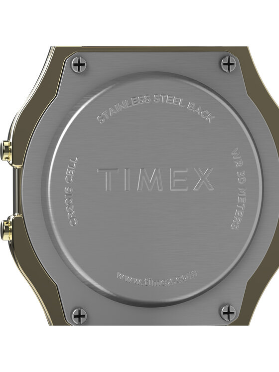Timex Годинник Timex T80 34mm Stainless Steel Expansion Band TW2R79000 Золотий