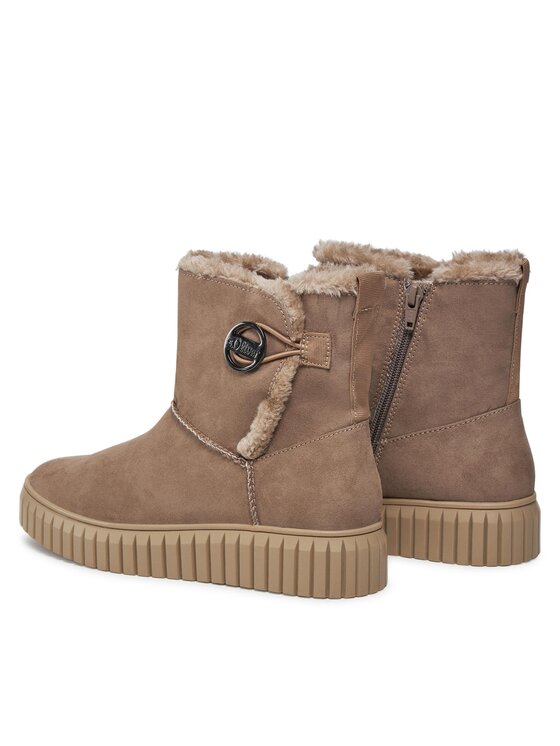 s.Oliver Wl Boot 5-26418-41 Sneeuwlaarzen voor dames, Bronce Glitter, 41 EU