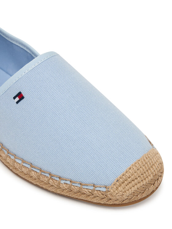 Tommy Hilfiger Espadrillas Tommy Hilfiger Flag Canvas Espadrille FW0FW08541 Celeste