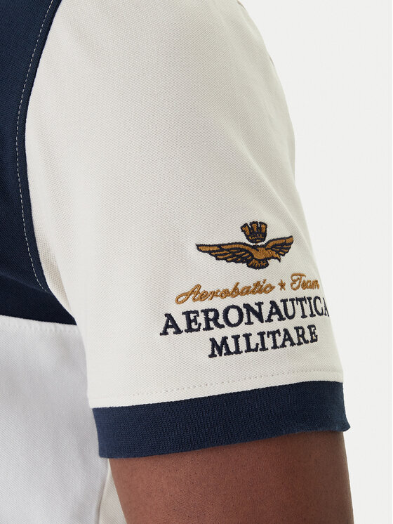 Aeronautica Militare Aeronautica Militare Polo 261PO1915UP00191 Blanco Regular Fit
