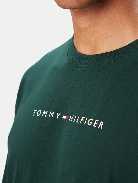 Tommy Hilfiger Tommy Hilfiger Camiseta UM0UM03685 Verde oscuro Regular Fit