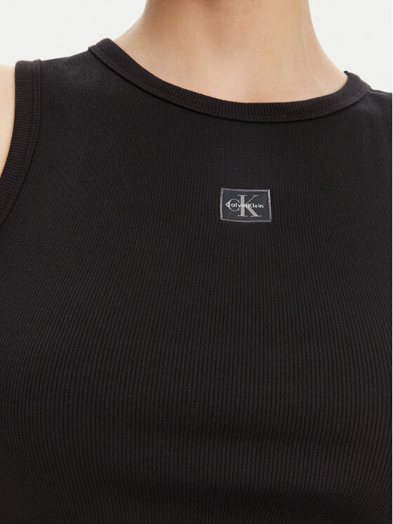Calvin Klein Jeans Calvin Klein Jeans Felső LV047C201G Fekete Slim Fit