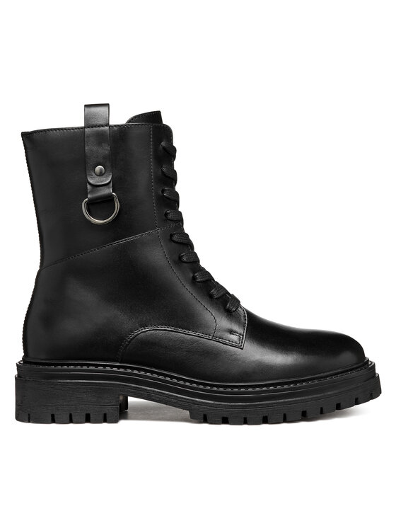 Geox Gležnjarji Geox D Iridea D46HRB 00043 C9999 Črna