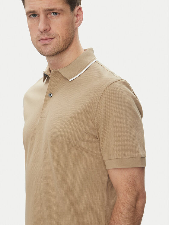 BOSS BOSS Поло H-Prout 59 50527650 Бежевий Regular Fit