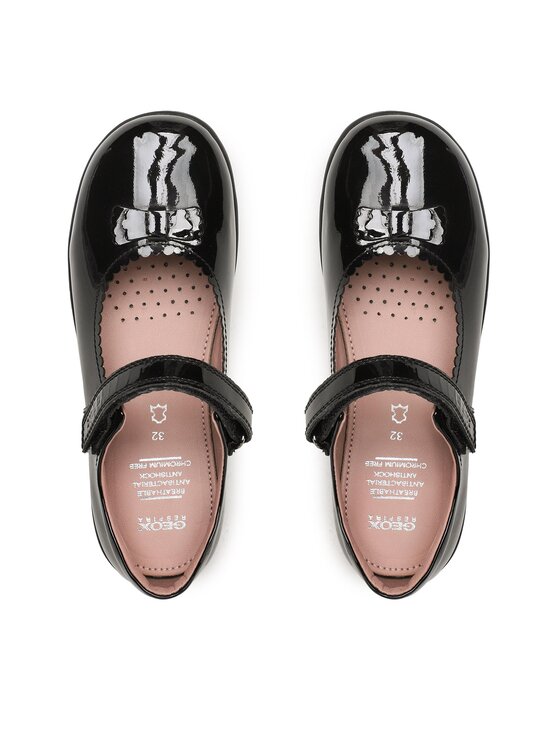 Geox Balerīnas Geox J Naimara Girl J36FHA 00066 C9999 S Melns