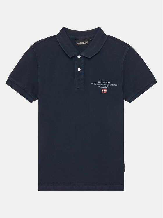Napapijri Napapijri Поло Elbas 5 NP0A4G4N1761 D Cиній Regular Fit