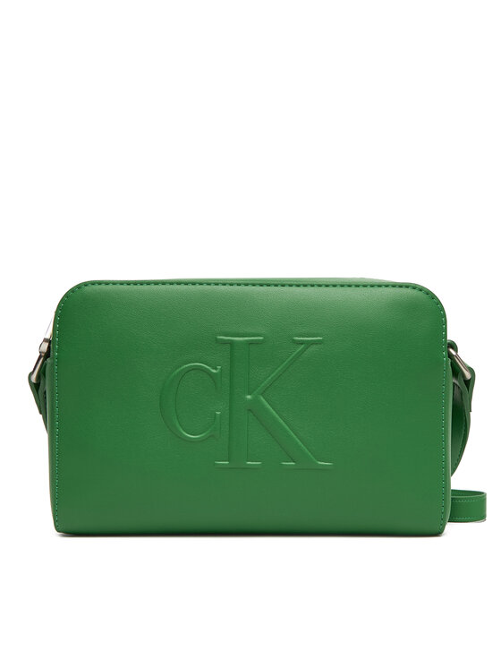 Calvin Klein Jeans Rankinė Calvin Klein Jeans Sculpted Ew Camera Bag LV04K3036G Žalia