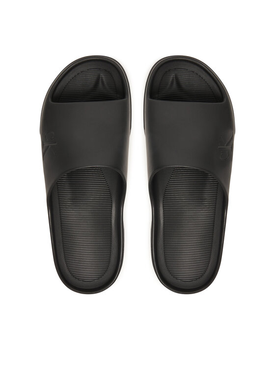Calvin Klein Šľapky Calvin Klein *J Chunky Slide Onepiece Ru YM0YM01394 Čierna