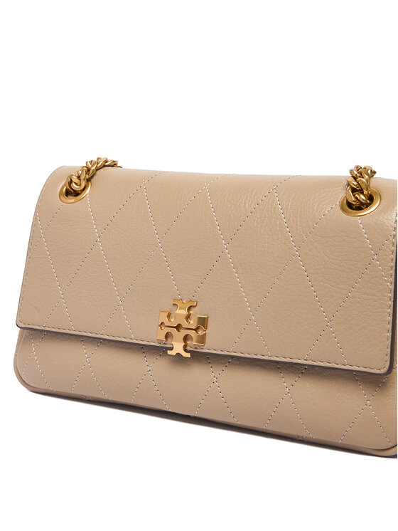 Tory Burch Сумка Tory Burch Charlie Quilted Small Shoulder Bag 185829 Бежевий