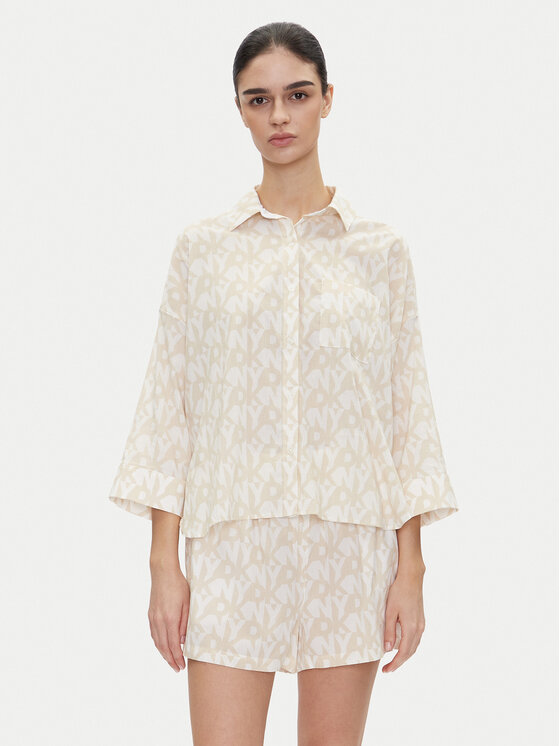 DKNY DKNY Піжама YI80048 Бежевий Regular Fit