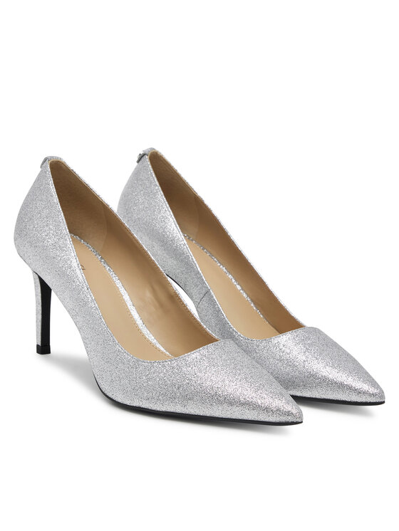 MICHAEL Michael Kors Lodičky MICHAEL Michael Kors Alina 40S5HNMP1M Stříbrná