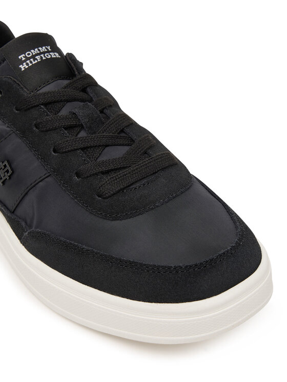 Tommy Hilfiger Snīkeri Tommy Hilfiger Th Heritage Nylon Sneaker FW0FW09405 Melns