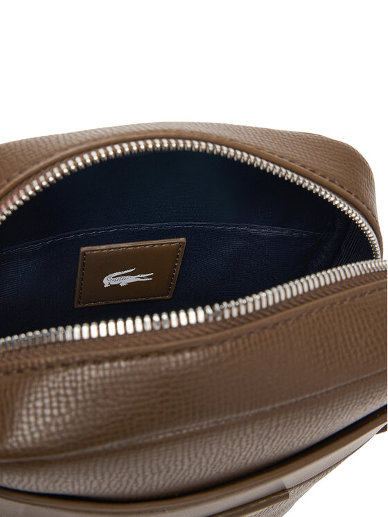 Lacoste Мъжка чантичка Lacoste NH5047OI Кафяв
