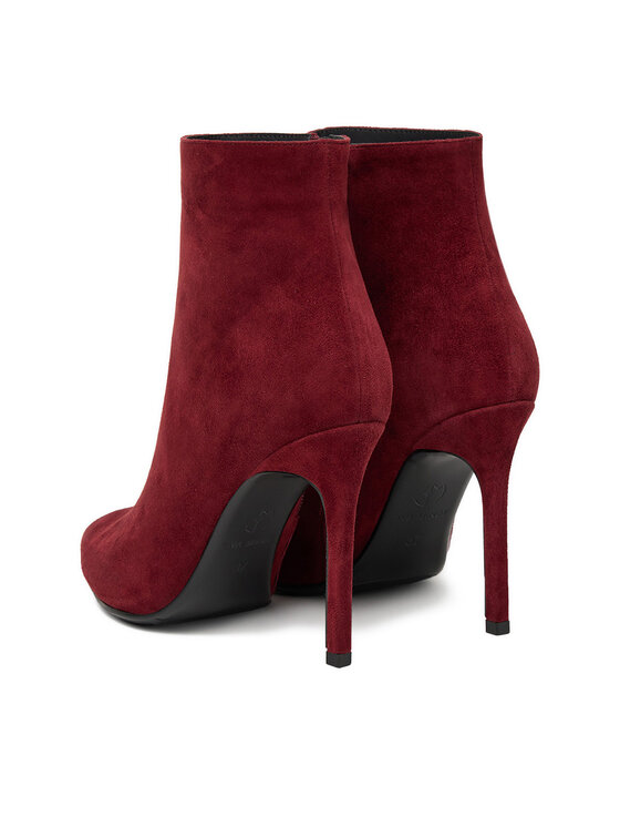 Eva Minge Īsie zābaki Eva Minge EO-ELAINA-E123-02B Bordo