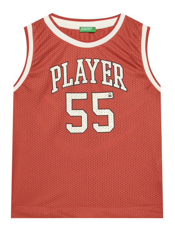United Colors Of Benetton United Colors Of Benetton Camiseta sin mangas 3FJGCH01V Rojo Regular Fit