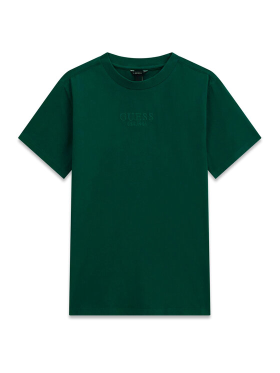 Guess Guess Camiseta L5RI36 K8HM4 Verde oscuro Regular Fit