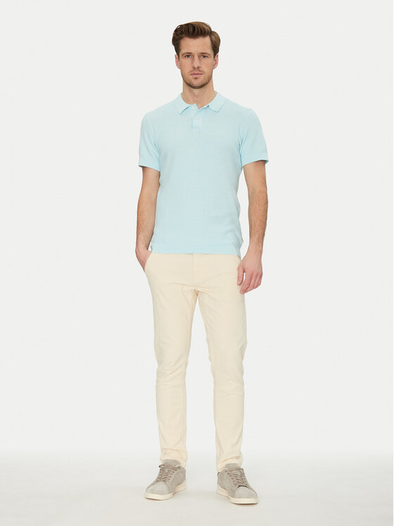 Blend Blend Polo 20718361 Turquesa Regular Fit