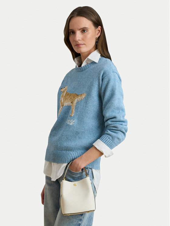LAUREN RALPH LAUREN Дамска чанта LAUREN RALPH LAUREN 431969365018 Кремав