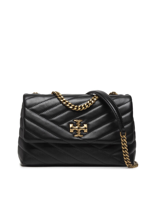 Tory Burch Geantă Tory Burch Kira Chevron Small Convertible 90452 Negru