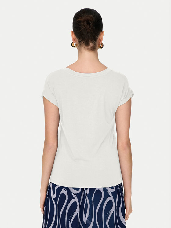 ONLY ONLY Camiseta Rilla 15315776 Blanco Regular Fit
