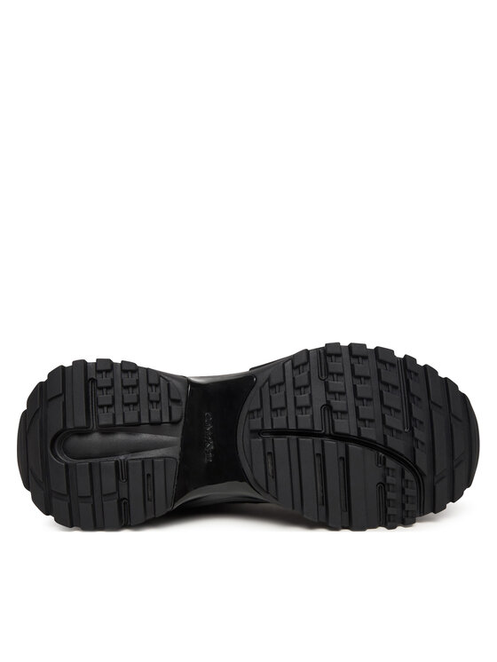 Calvin Klein Snīkeri Calvin Klein Hike Runner Lace Up Techmix YW0YW02030 Melns
