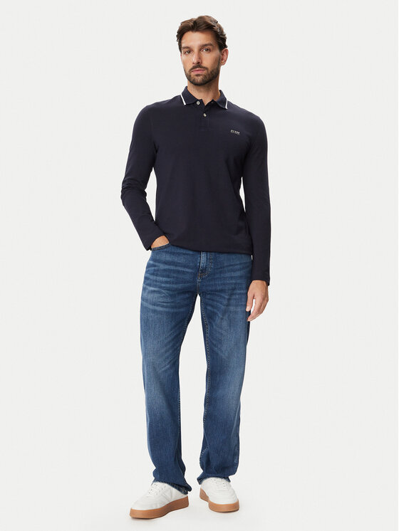 Guess Guess Polo M6BP07 K6195 Azul marino Regular Fit