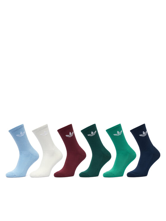 adidas Довгі шкарпетки adidas Trefoil Cushion Crew Socks 6 Pairs JI9504 Кольоровий