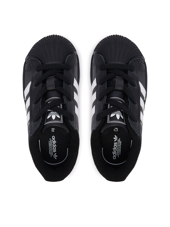 adidas Снікерcи adidas Superstar II Elastic Lace JH9985 Чорний