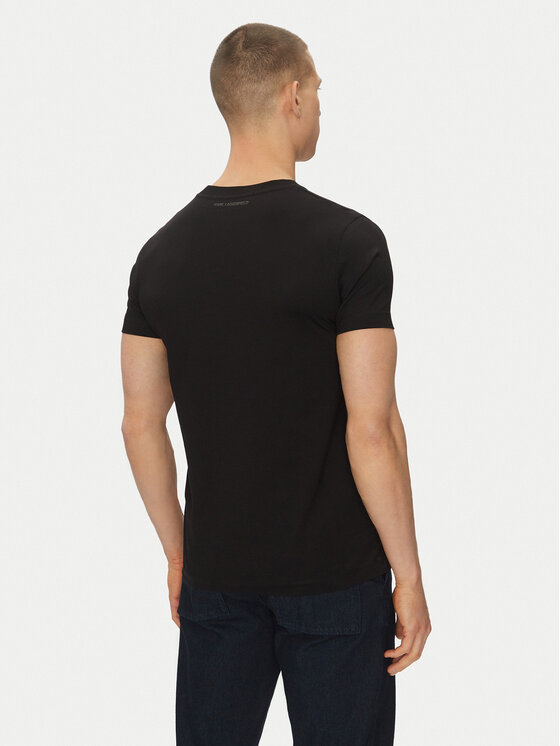 KARL LAGERFELD KARL LAGERFELD Majica 755064 552241 Črna Regular Fit