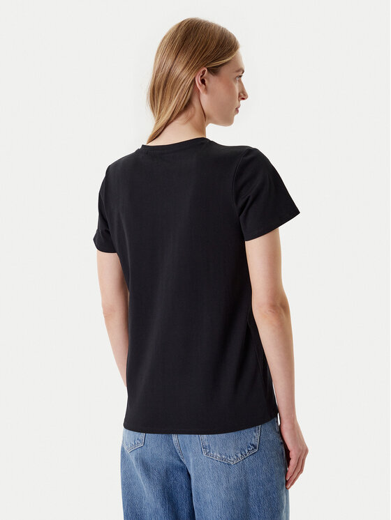 Guess Guess Футболка W5YI38 I3Z14 Чорний Regular Fit
