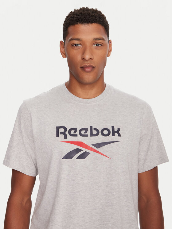 Reebok Reebok Футболка RK25158CCM Сірий Regular Fit