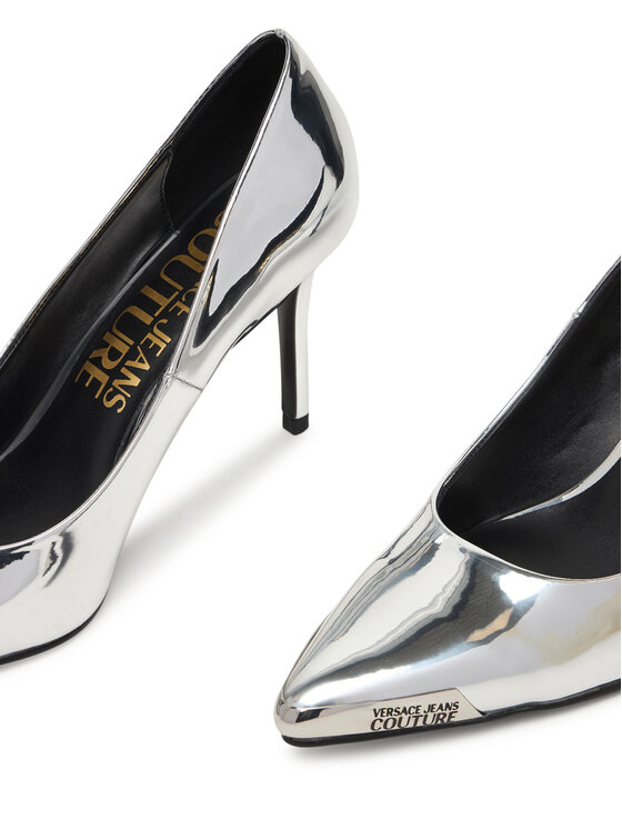 Versace Jeans Couture Туфлі на шпильці Versace Jeans Couture 80VA3S50 ZS406 900 Срібний