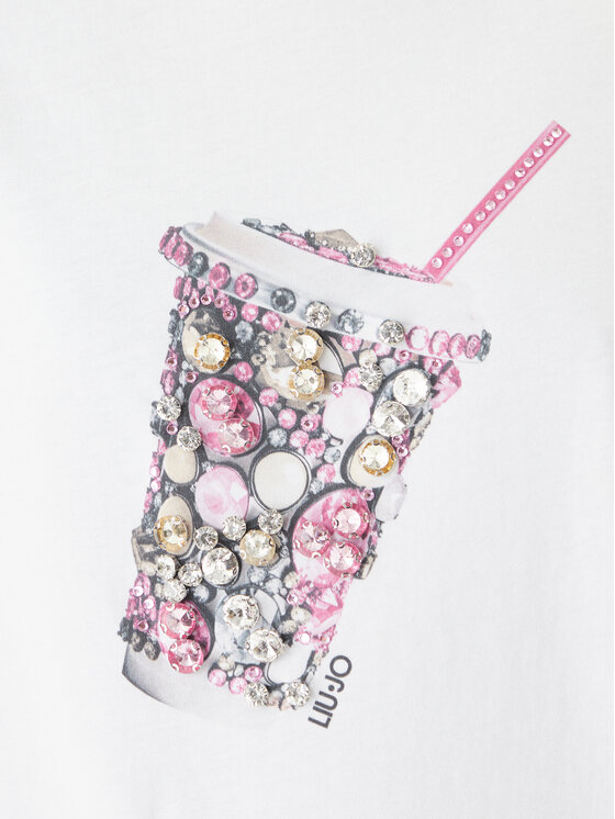 Liu Jo Liu Jo Camiseta WA6237 JS923 Blanco Regular Fit
