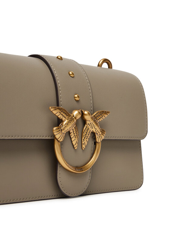 PINKO Τσάντα PINKO Love One Mini ST.CL Al 25-26 PLTT 105856 A0F1 Γκρι