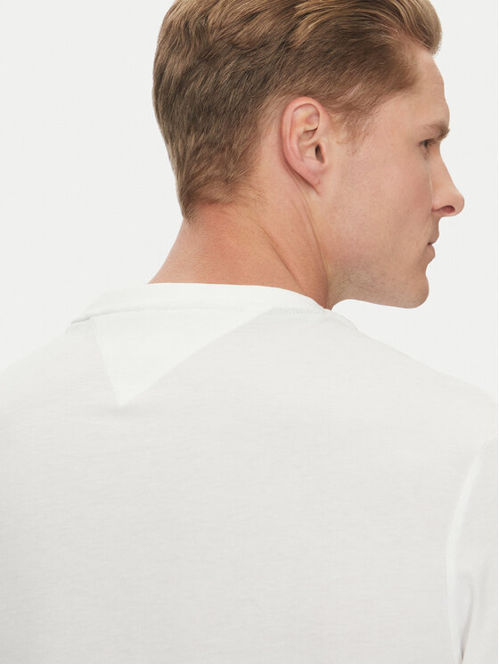 Tommy Hilfiger Tommy Hilfiger T-shirt Center Stack MW0MW38621 Bianco Regular Fit