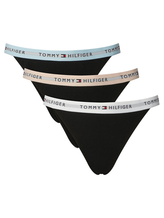 Tommy Hilfiger Tommy Hilfiger Conjunto de tangas UW0UW06518 Negro
