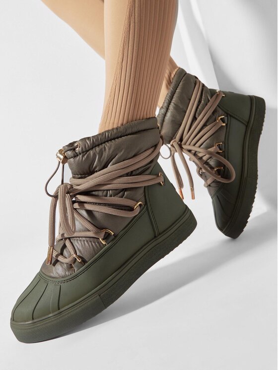Inuikii Čizme za snijeg Inuikii Technical Low 75202-105 Zelena