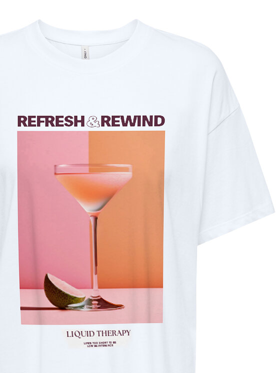 ONLY ONLY T-shirt Vivvi 15346761 Bianco Regular Fit