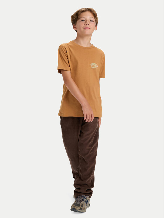 Quiksilver Quiksilver Футболка Hw Snaky Ways EQBZT04912 Коричневий Regular Fit